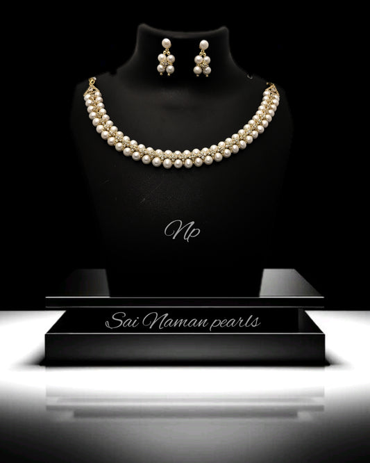 PEARL HALF CHOKER SET