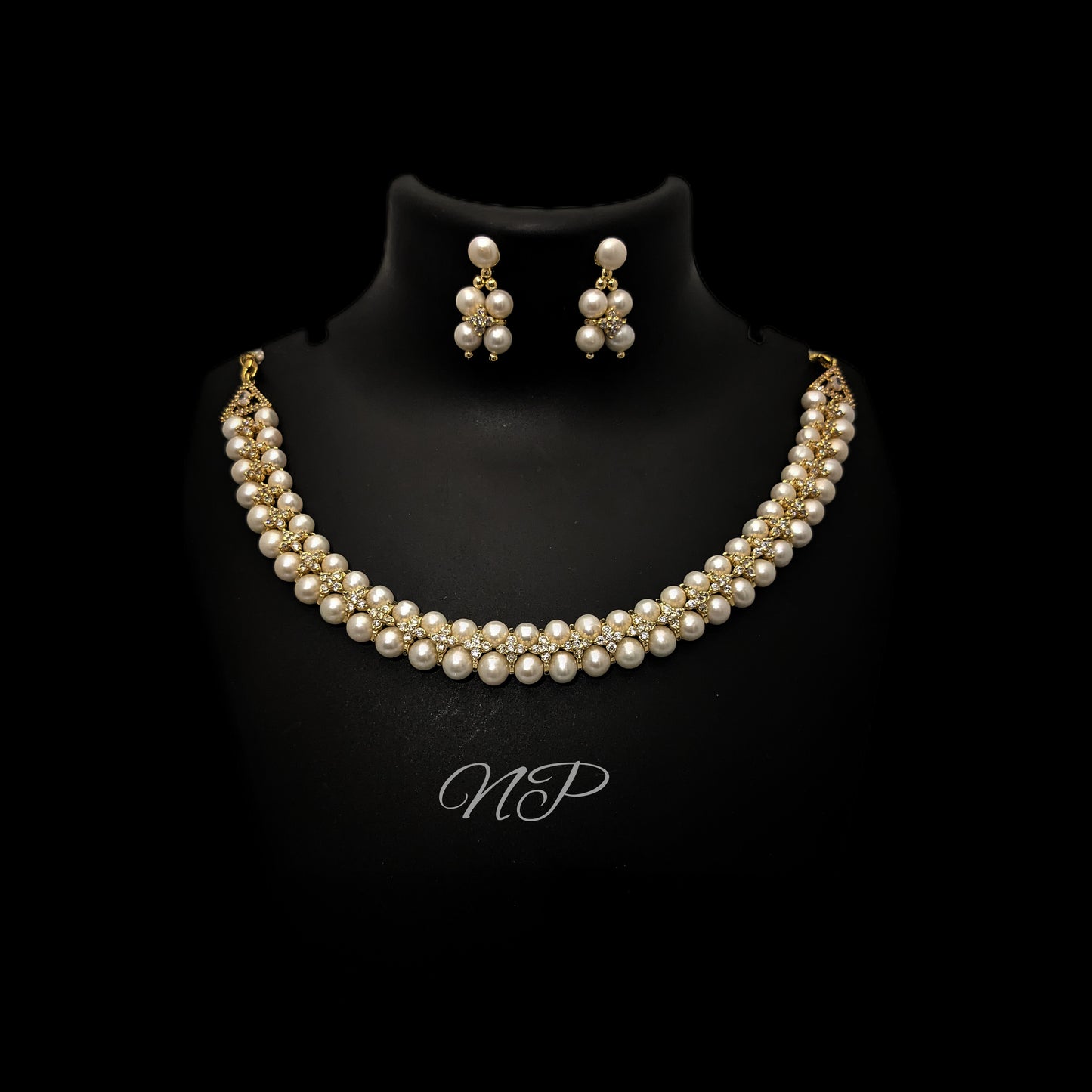 PEARL HALF CHOKER SET
