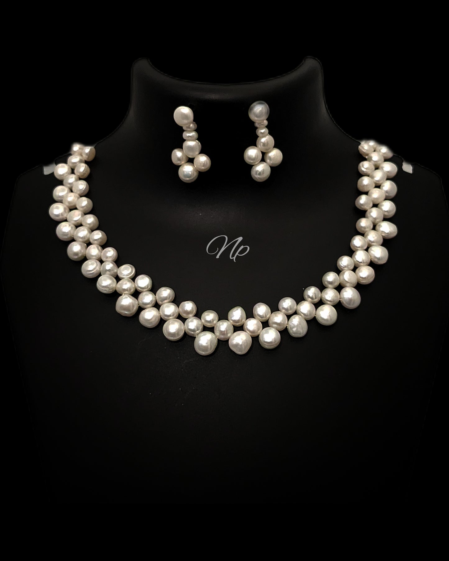 PURE BUTTON PEARL SET