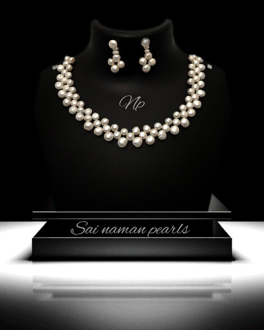 PURE BUTTON PEARL SET