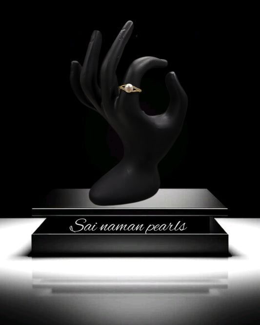 PEARL S SILVER RING