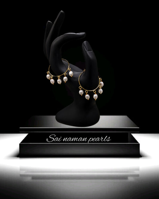 DROP PEARL EARRING