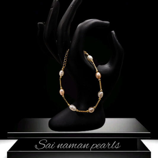 GORGEOUS (925) PEARL BRACELET