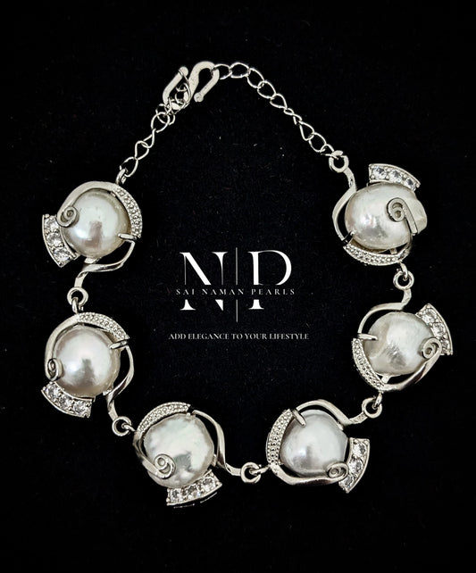 RAW PEARL BRACELET